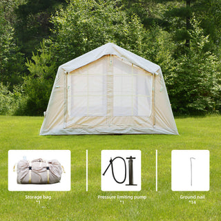 Trailora 4-Season Outdoor Inflatable Blow Up Camping Tent With Air Pump [4-6 People] (SAK46821)