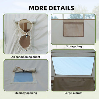 Trailora 4-Season Outdoor Inflatable Blow Up Camping Tent With Air Pump [4-6 People] (SAK46821)